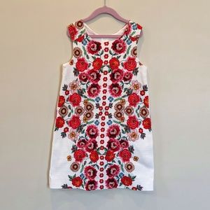 Zara girls sleeveless shift dress